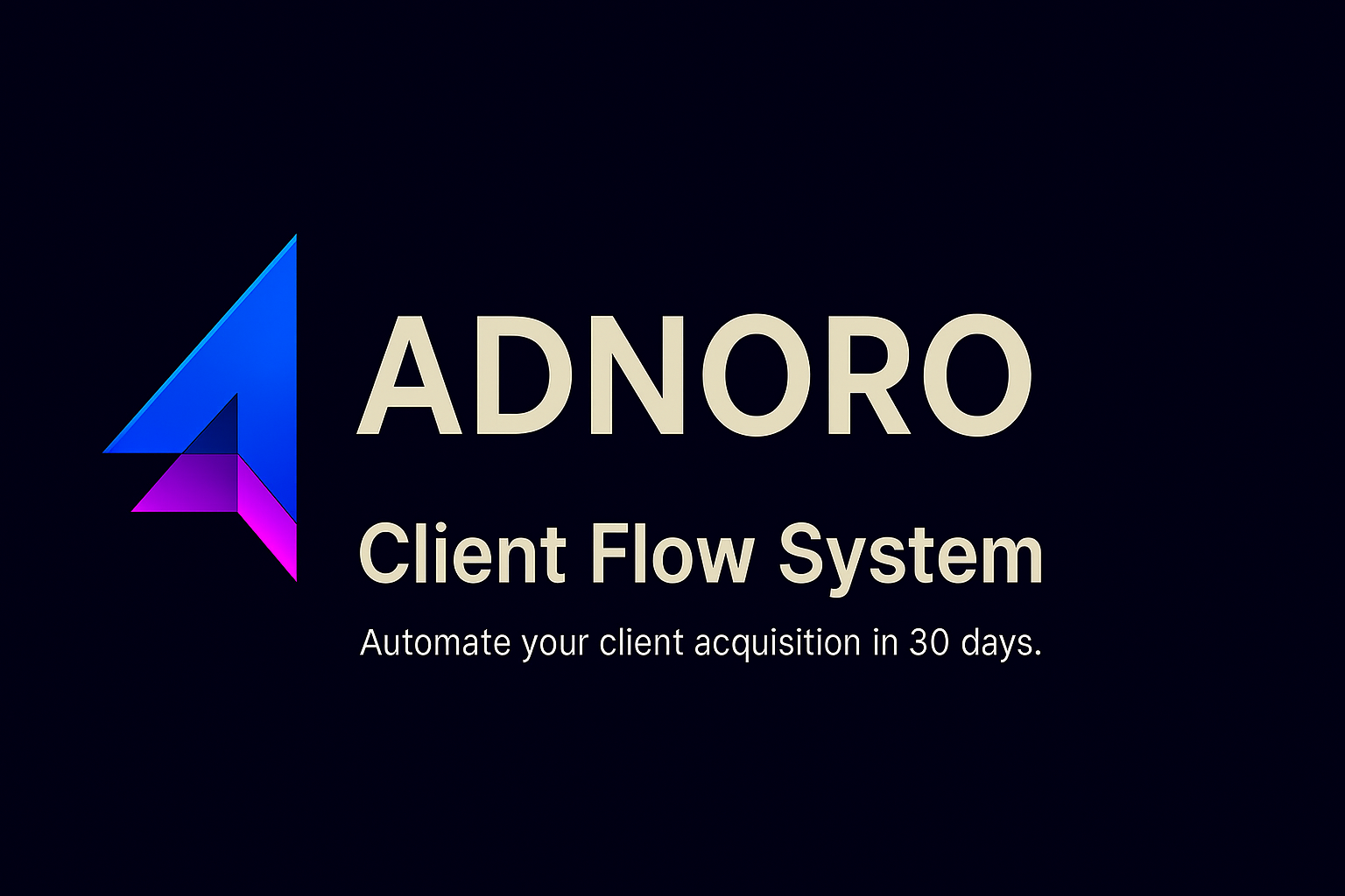 Adnoro Client Flow System