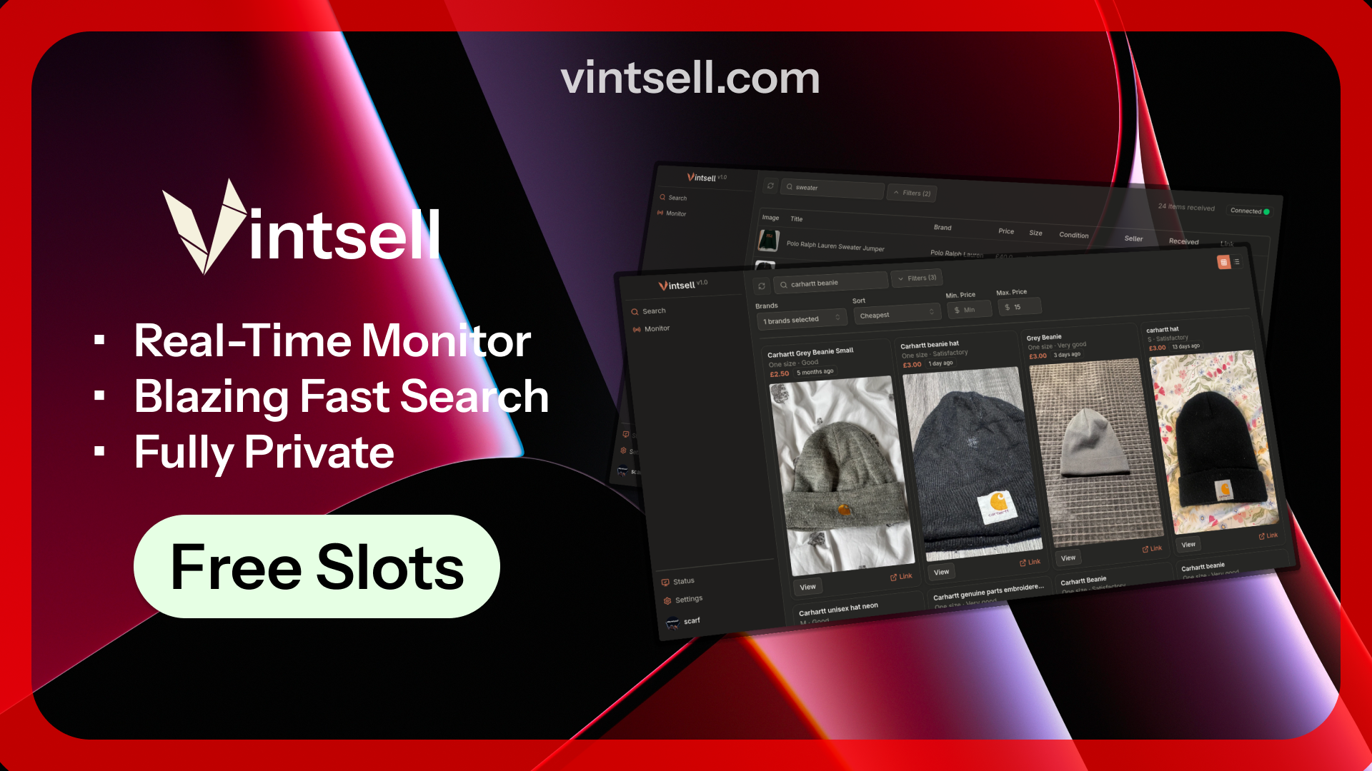 Vintsell | Lightspeed Monitor