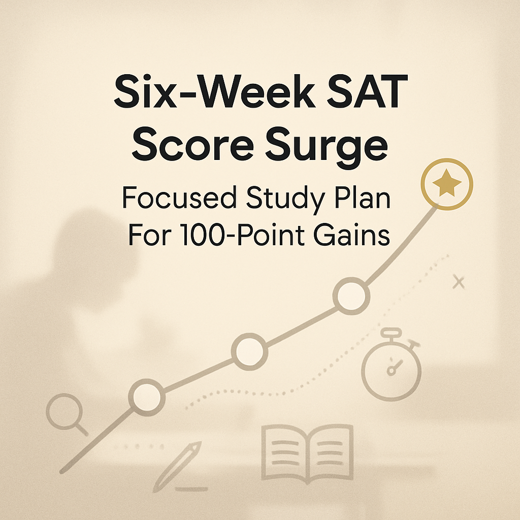6-Week SAT Score Surge guide