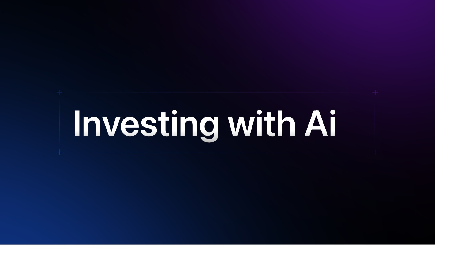 Budget and Investments with Ai