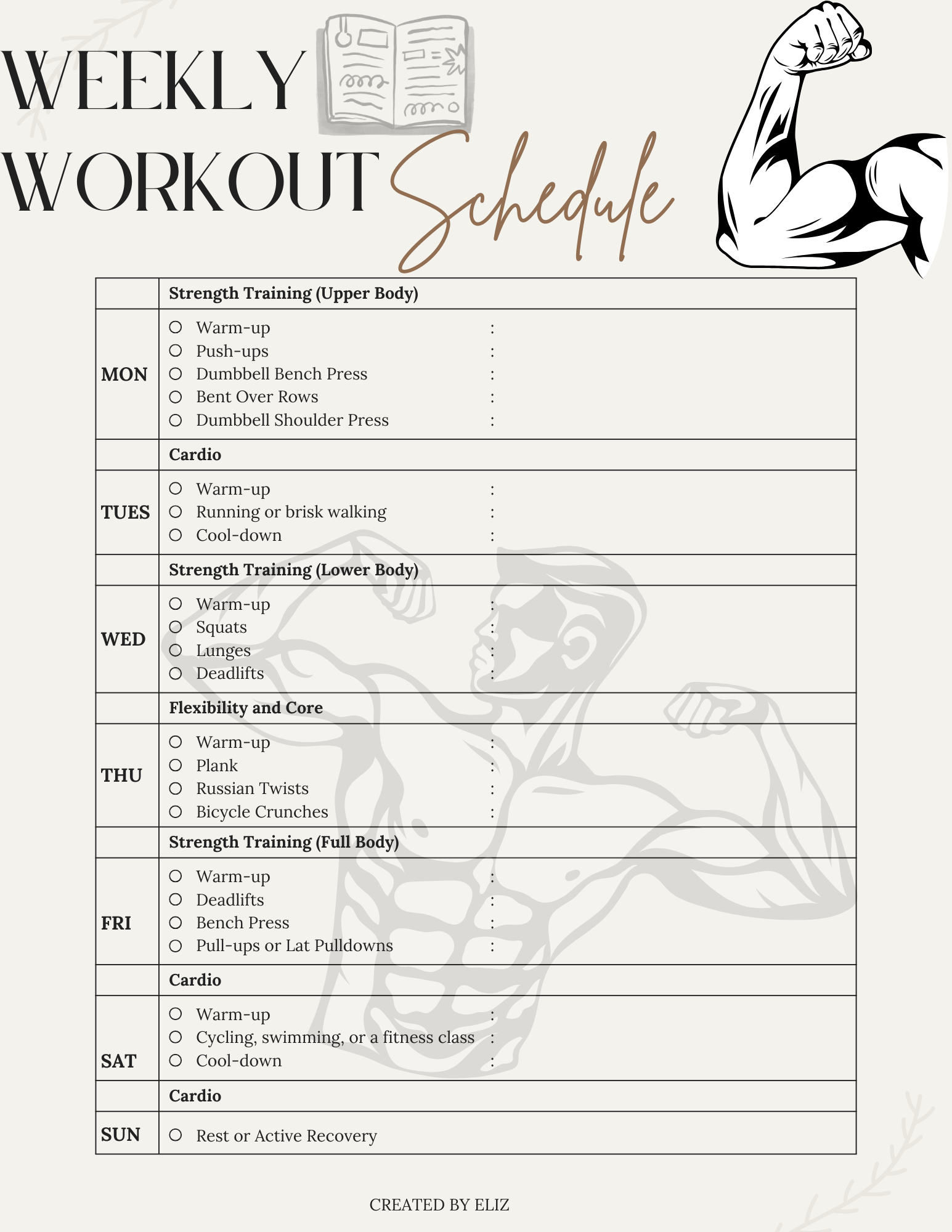 GYM PLANNER