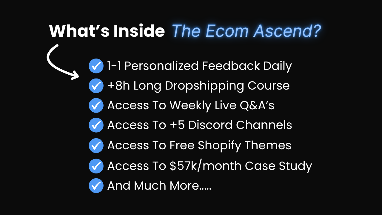 Ecom Ascend - Program