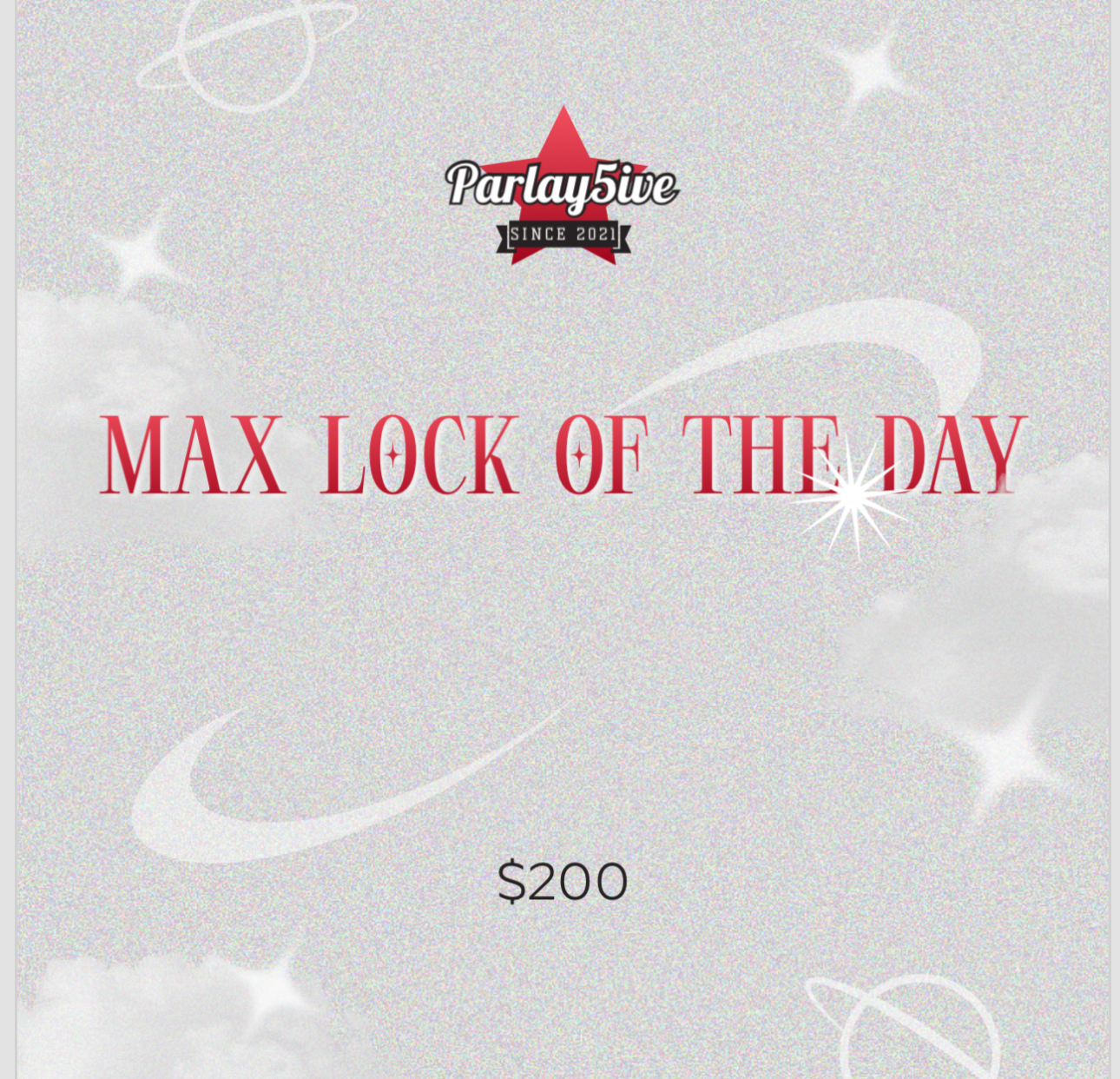Max lock of the day