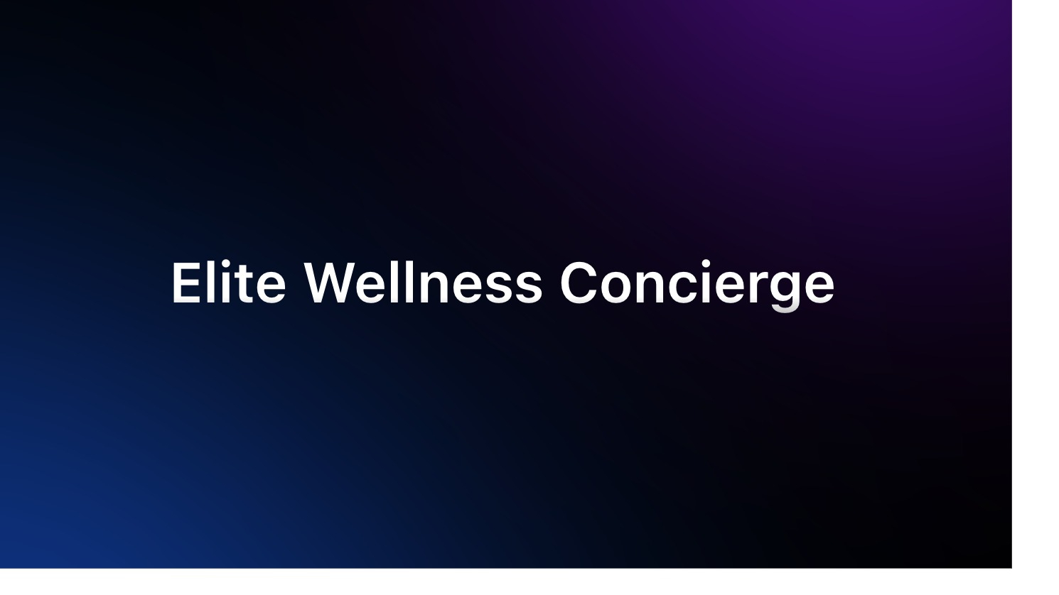 The Wellness Entrepreneur