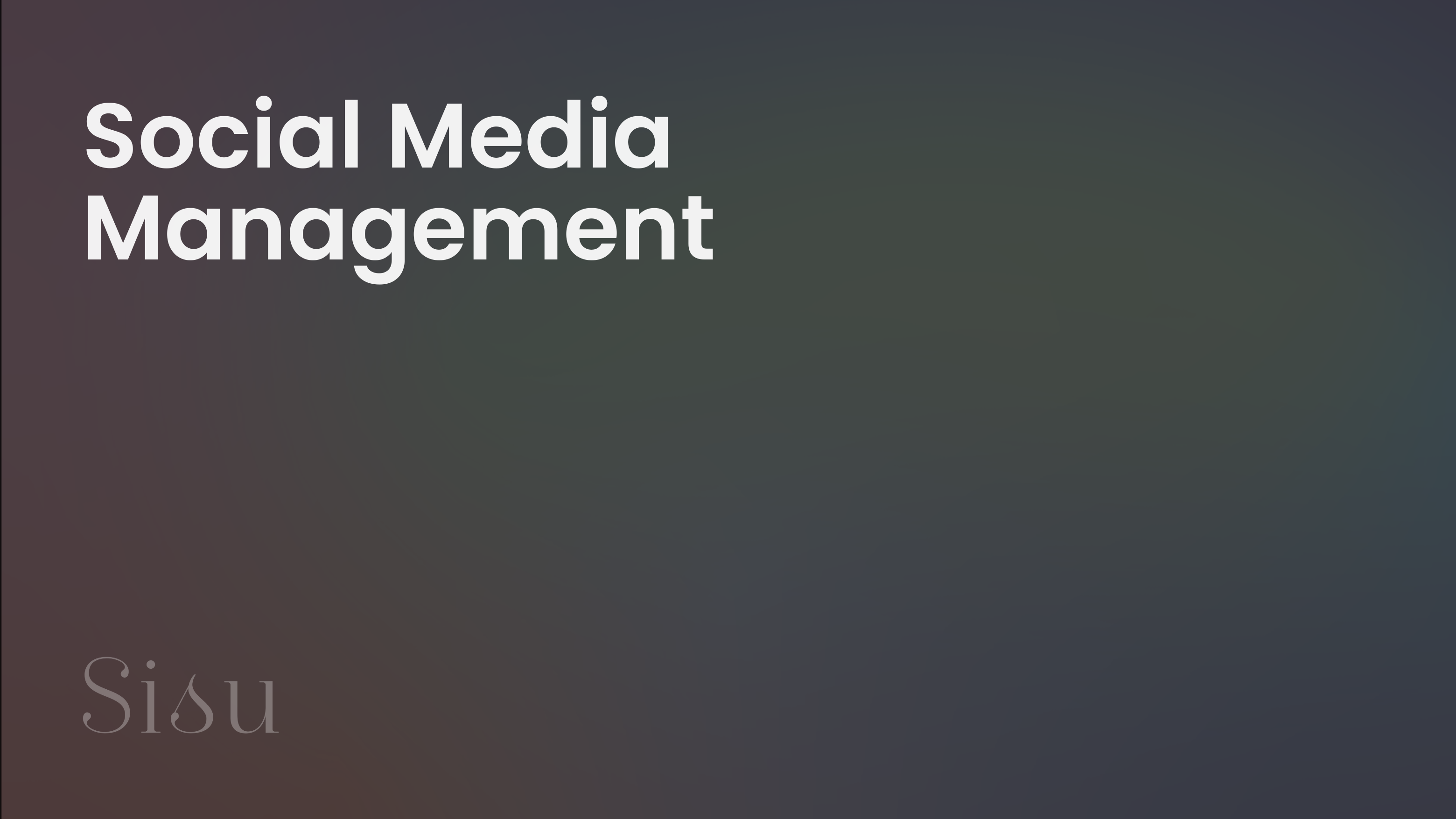 Social Management