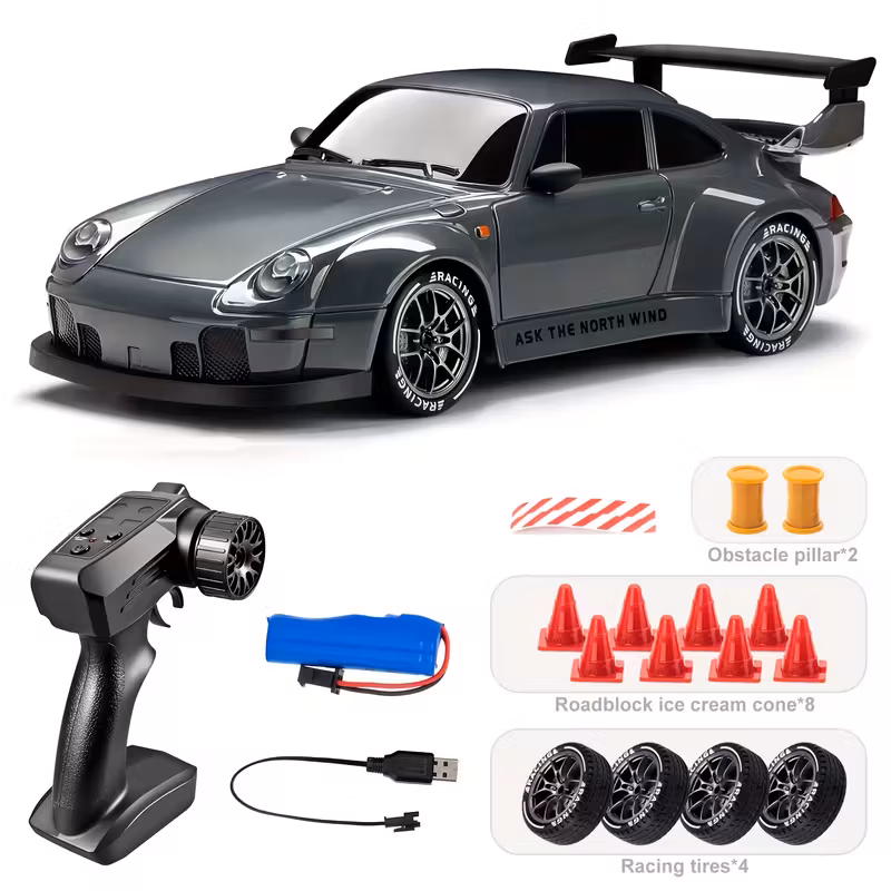 This high-speed stunt RC car i