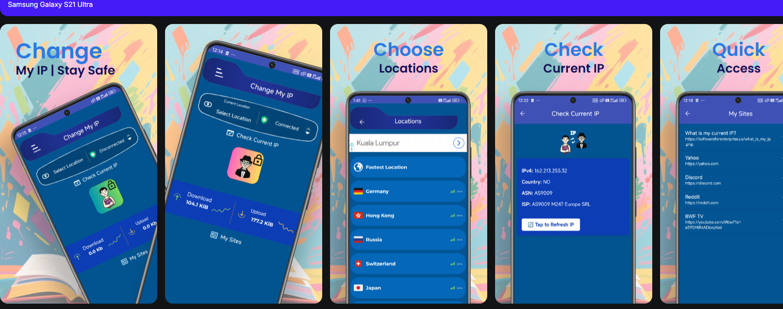 Change My IP App