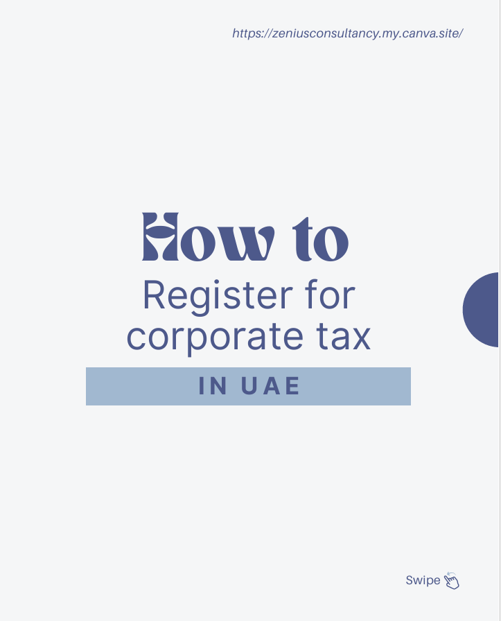 Register for corporate tax UAE