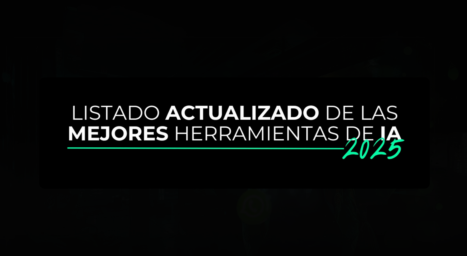 Listado plataformas IA