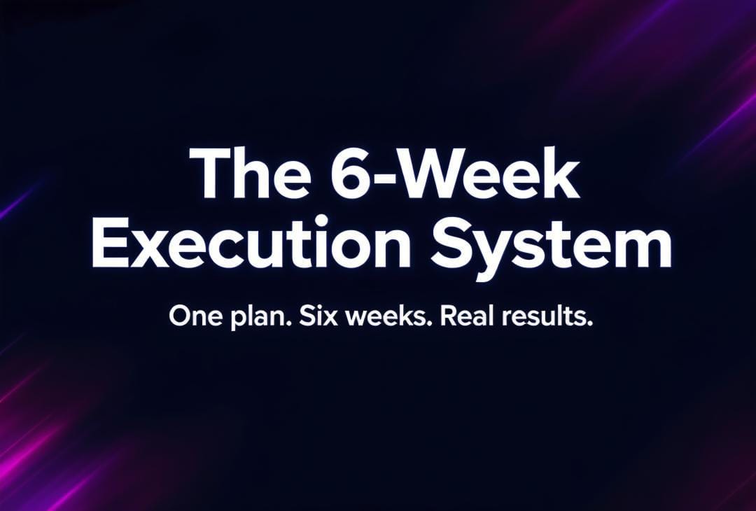 One Plan,6-Weeks,real Results