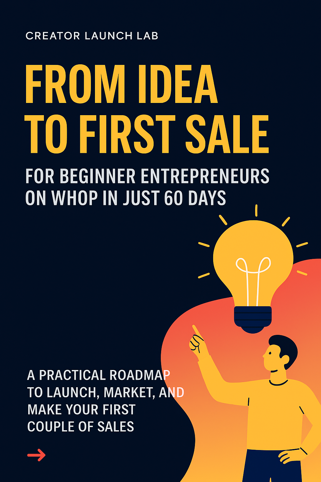 From idea to FIRST SALE 🔥
