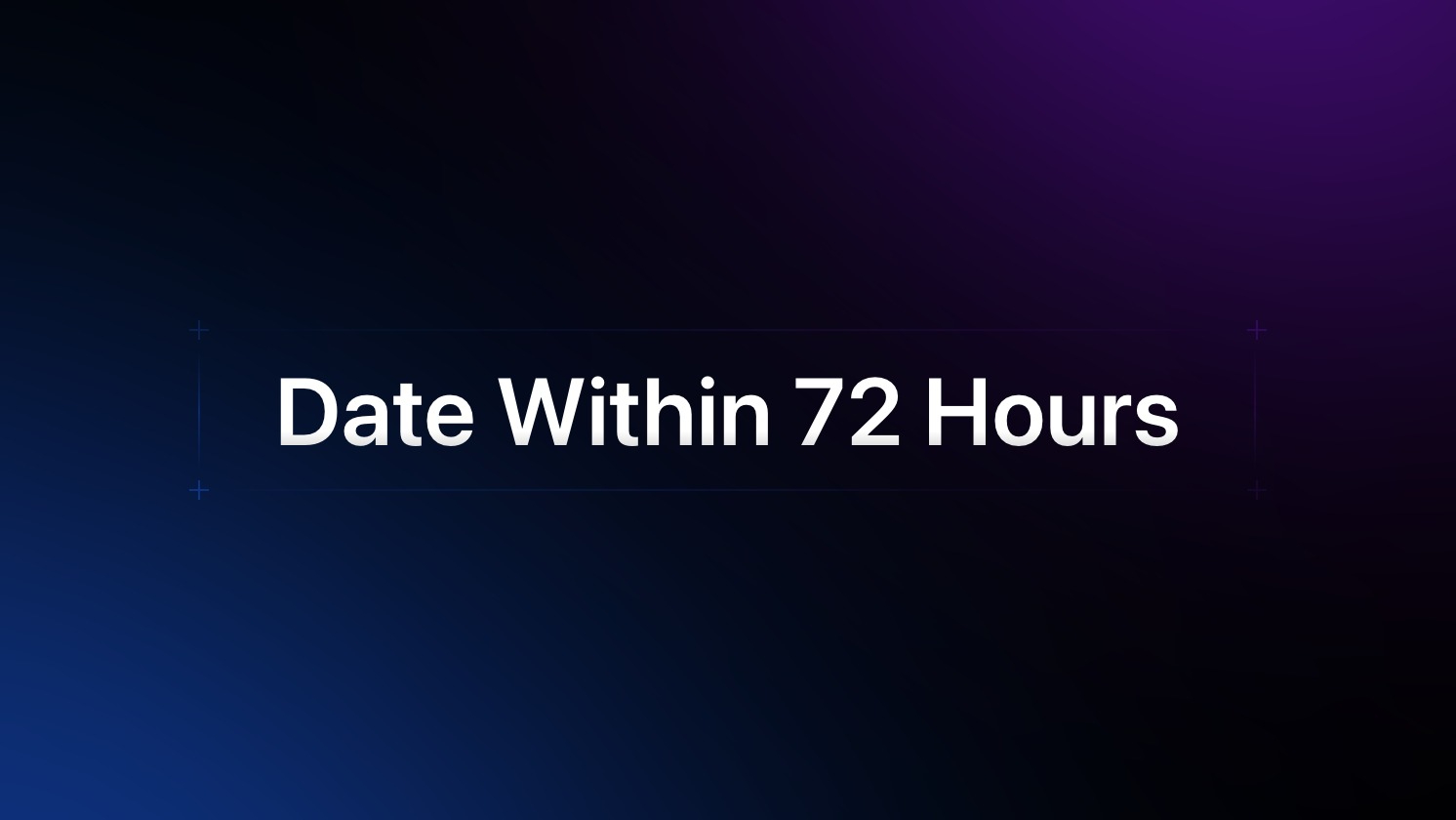 From Chat To First Date In 72 
