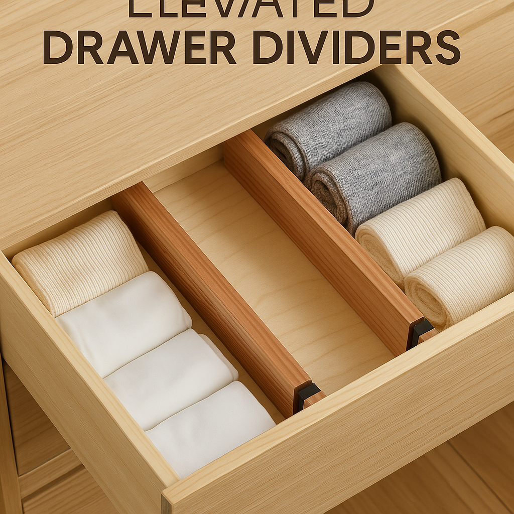Elevated Cedar Drawer Dividers