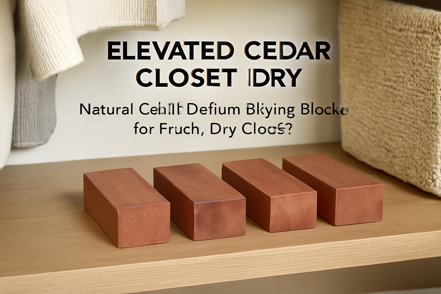 Elevated Cedar Closet Dry
