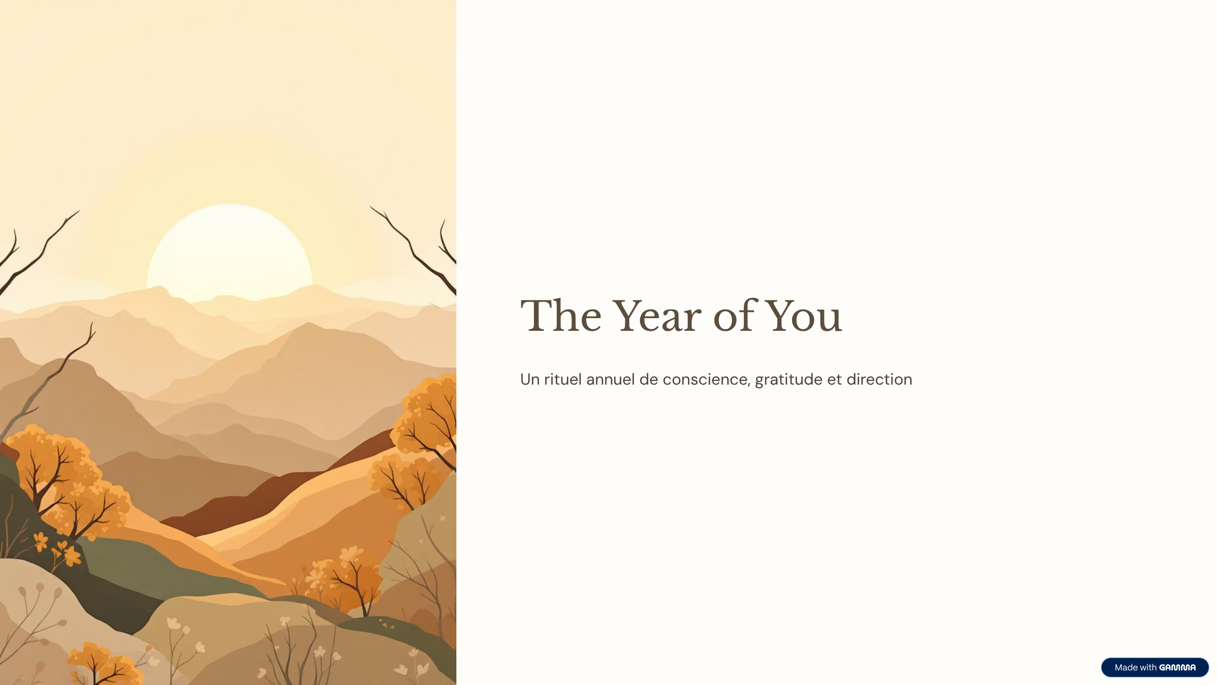 The Year of You
