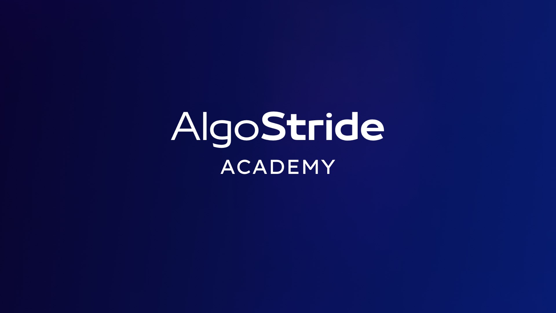 AlgoStride Academy