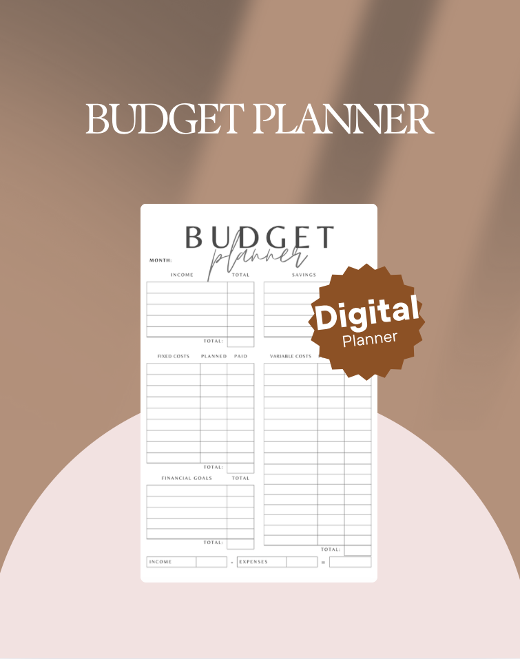 Budget Planner for Finance
