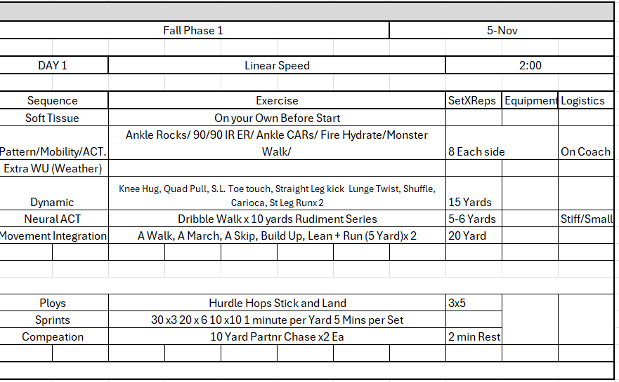 SAQ Field Template Excel