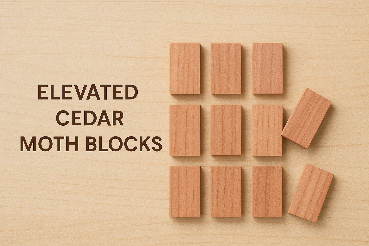Elevated Cedar Moth Blocks