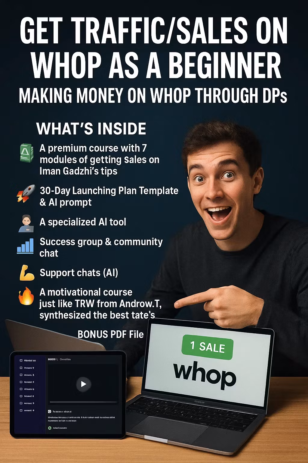Make sales on Whop in 30 days