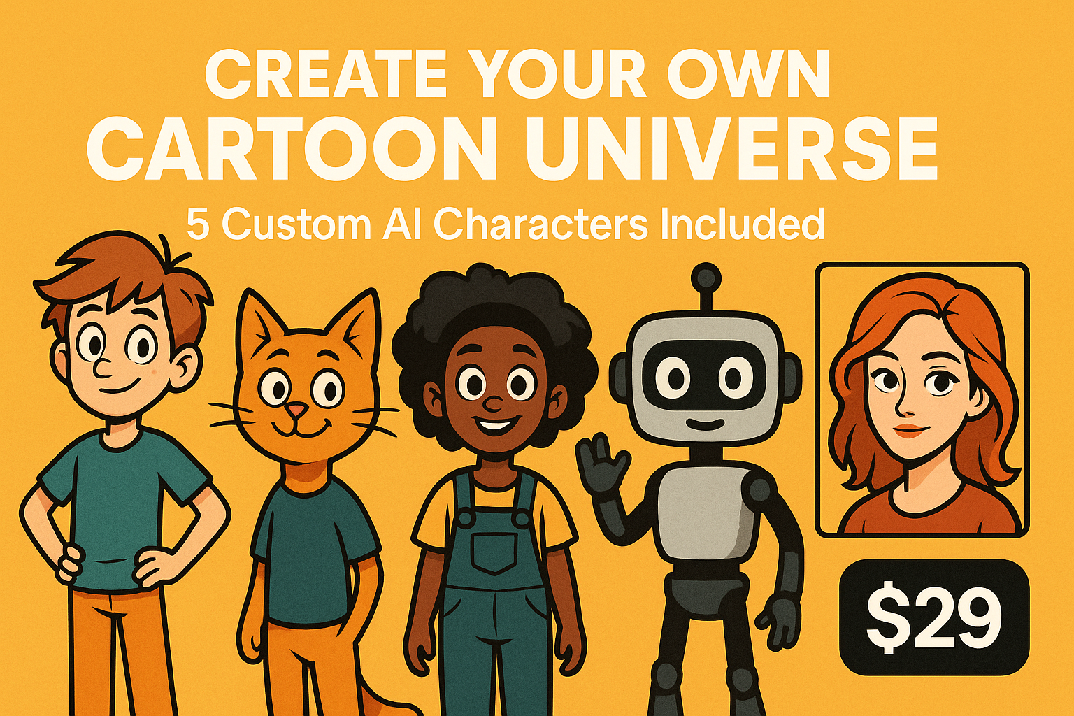 AI Cartoon Character Pack