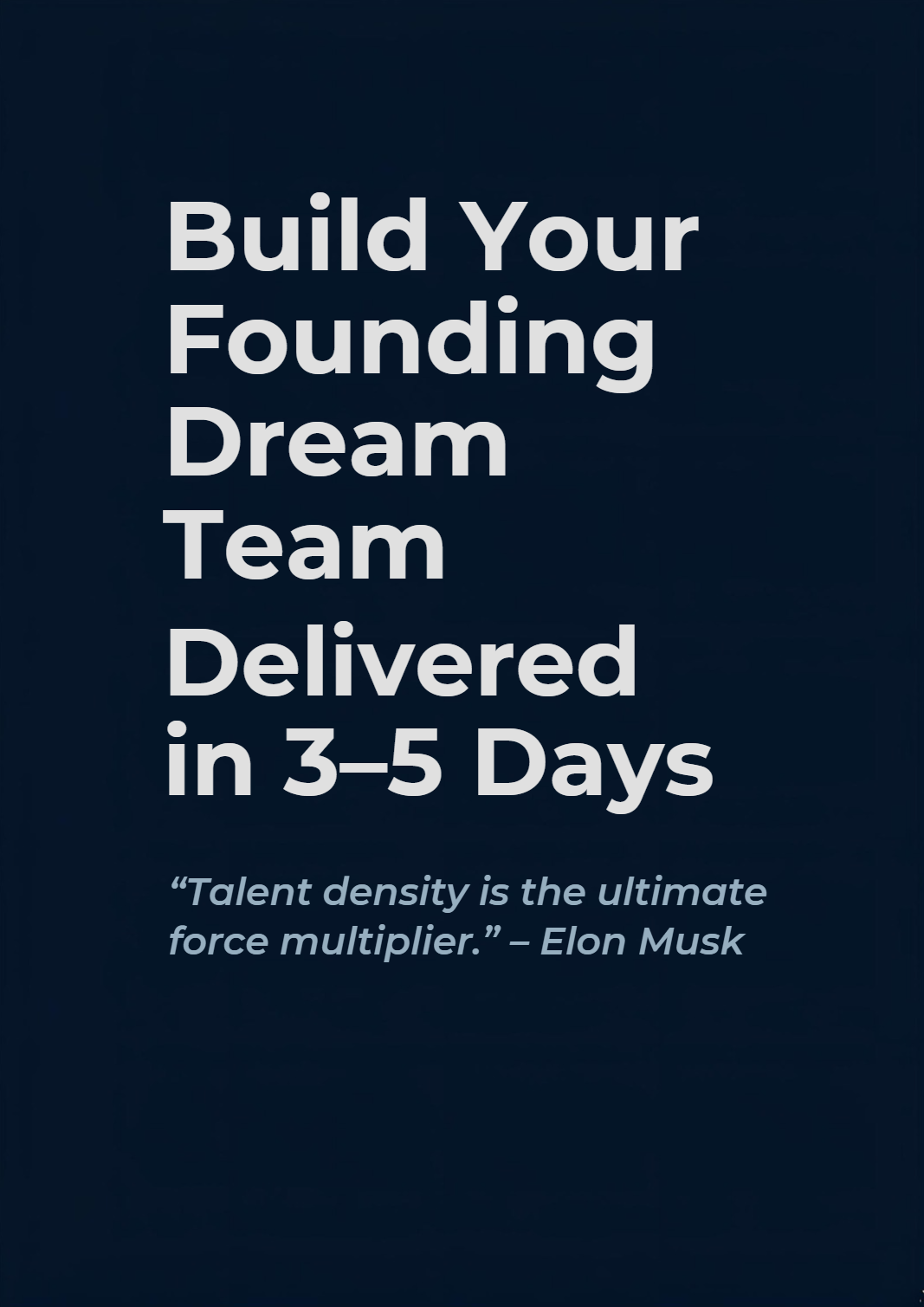 Seed-Series A Hiring Partner