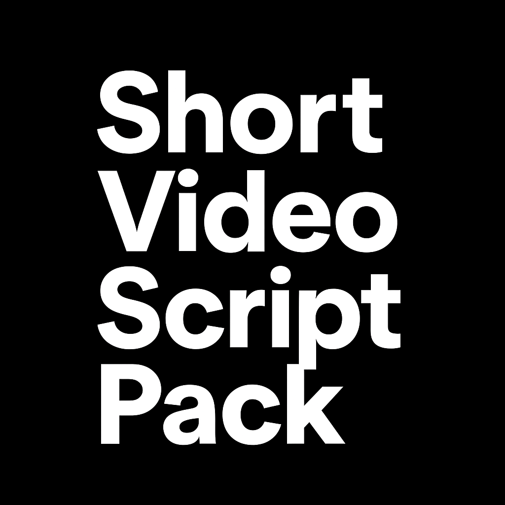 Scripts for short video forms