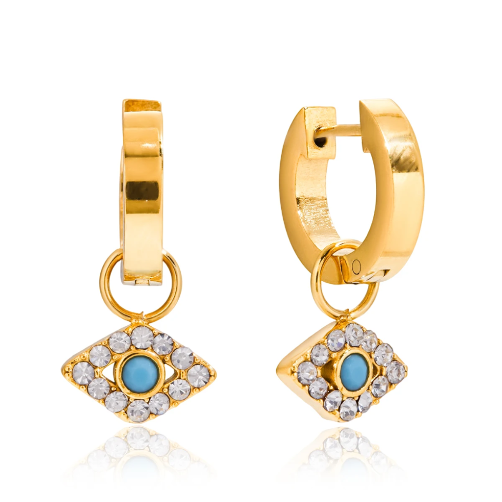 Evil Eye Drop Earrings