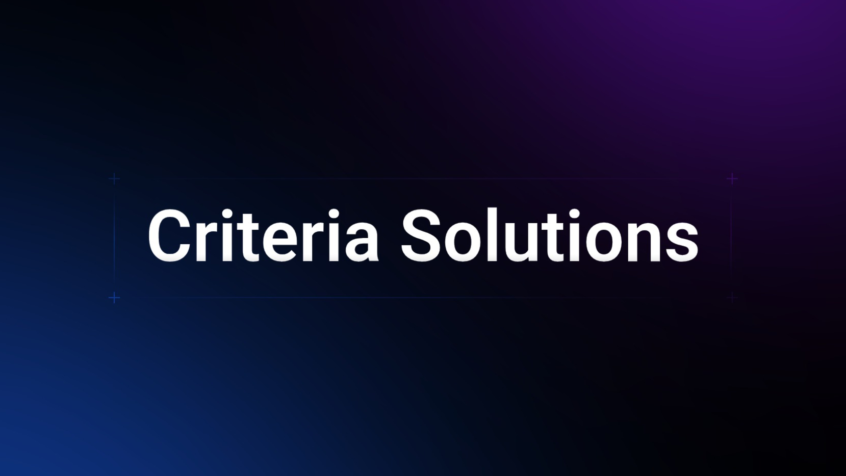 Criteria Solo AI Automator