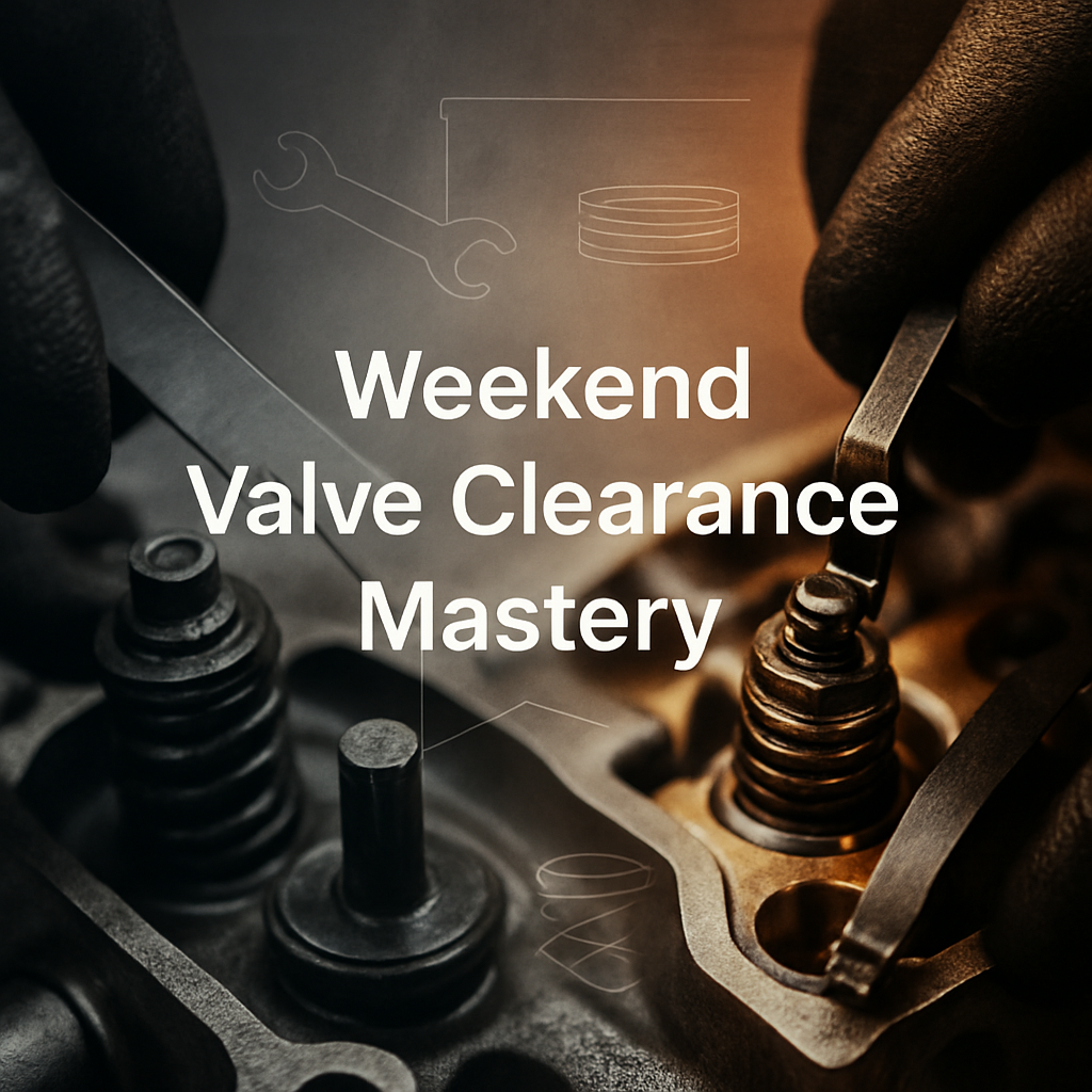  Weekend Valve Clearance Maste