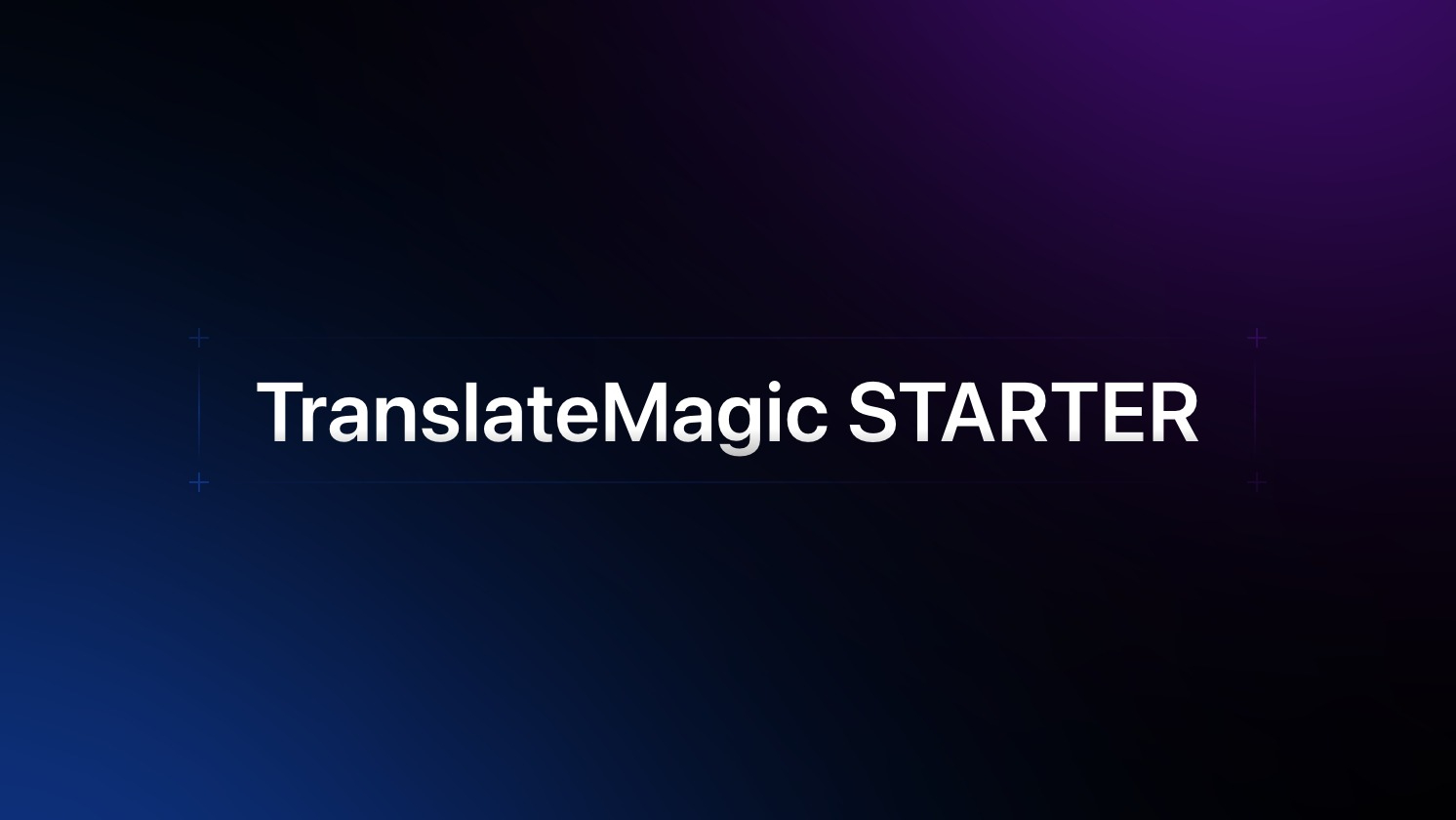TranslateMagic STARTER