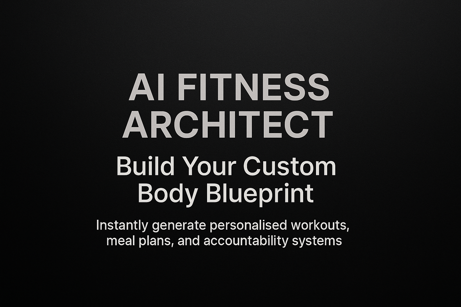 AI Fitness Architect