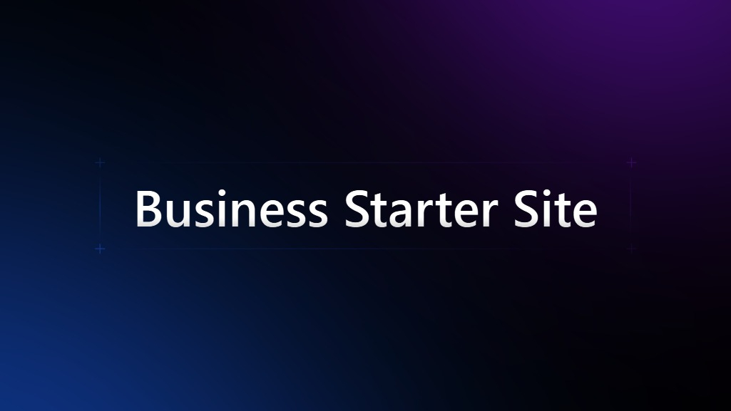 Business Starter Site