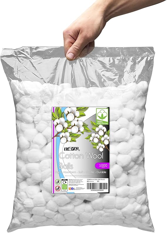 1000pc Pack,Cotton Wool Balls