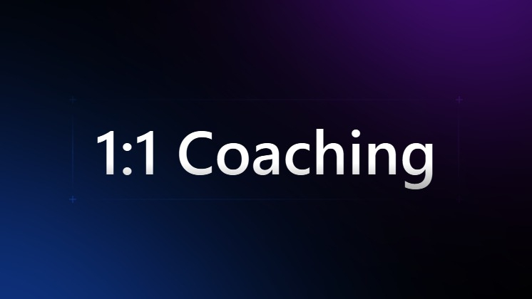 1:1 Personal Coaching 