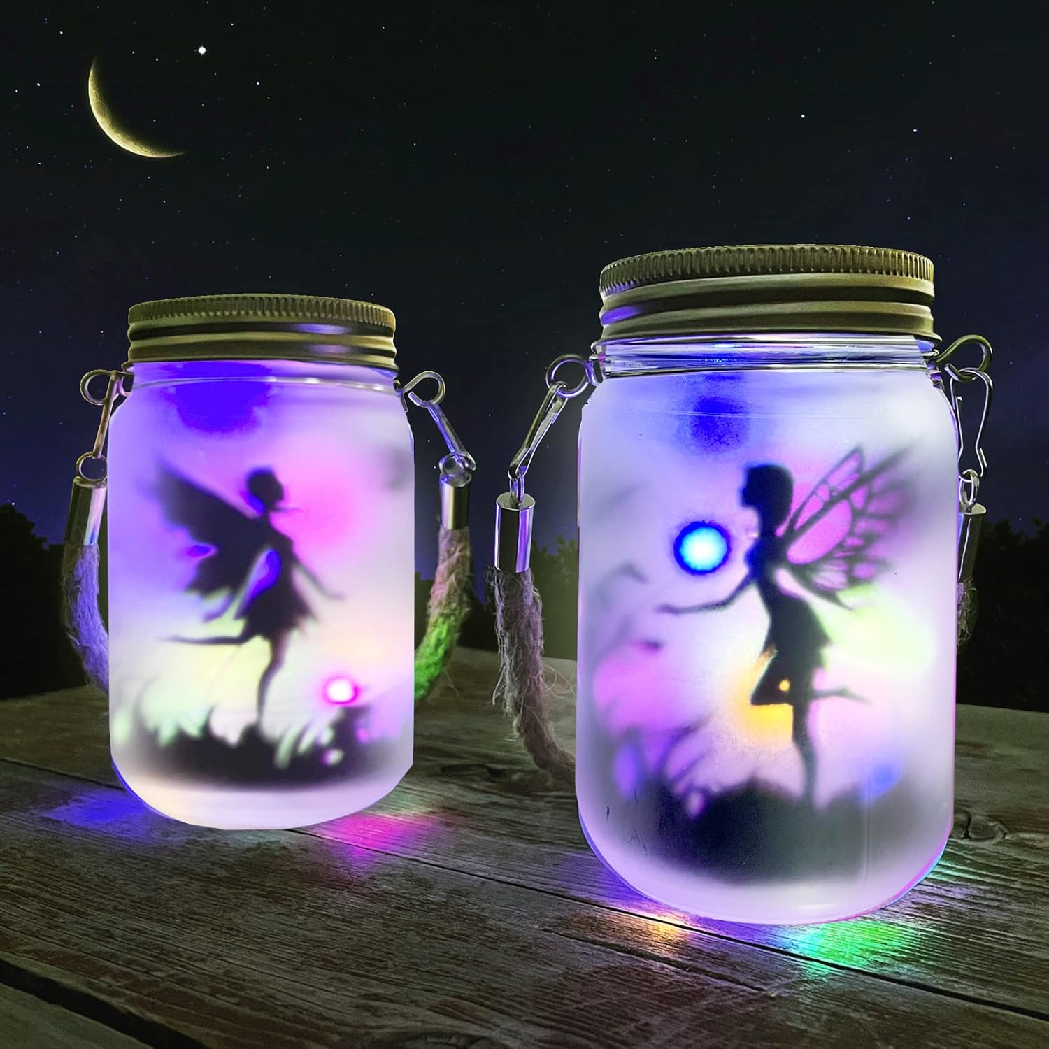 2 Pack Fairy SolarGarden Ornam