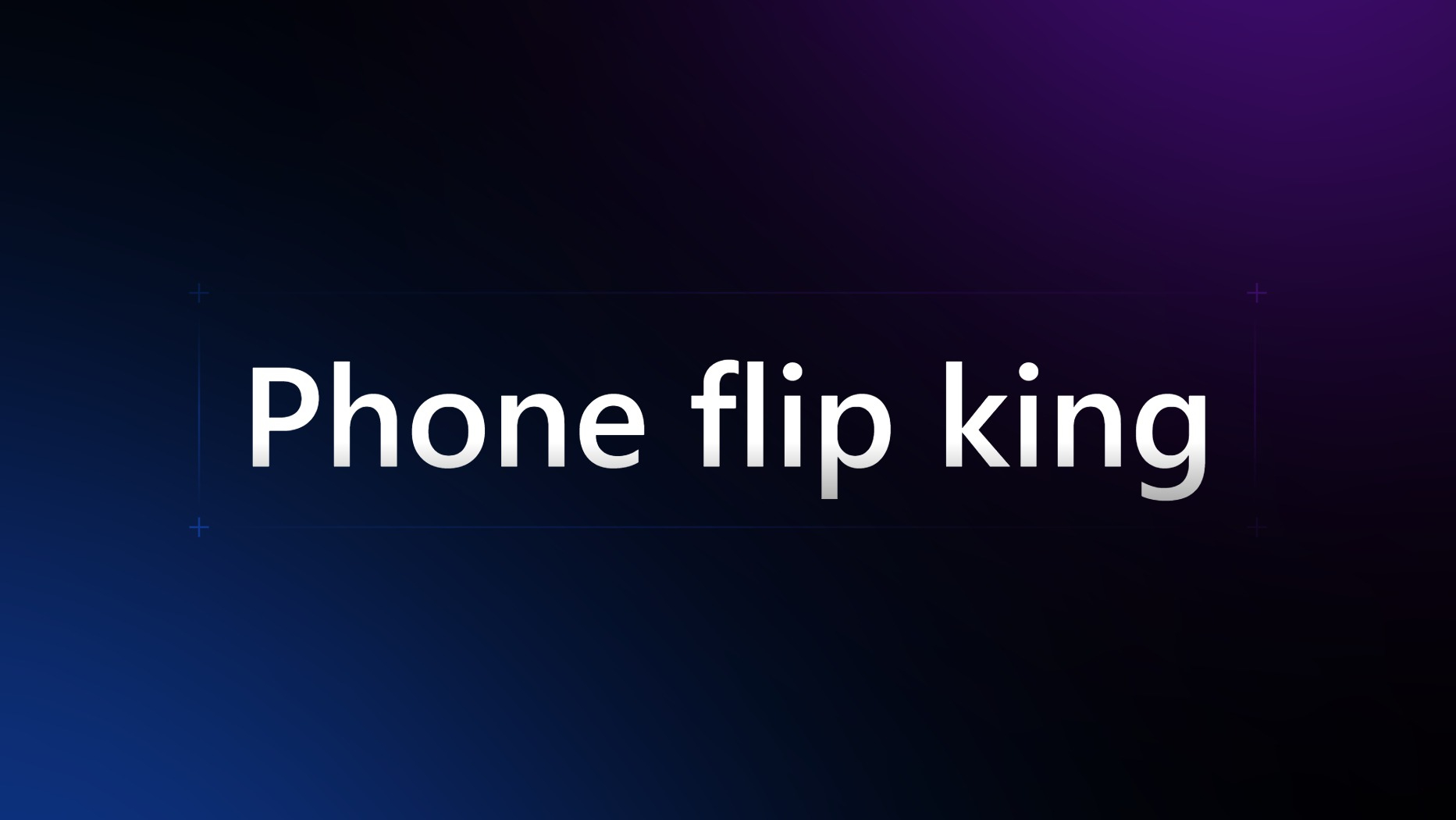 Phone flip King