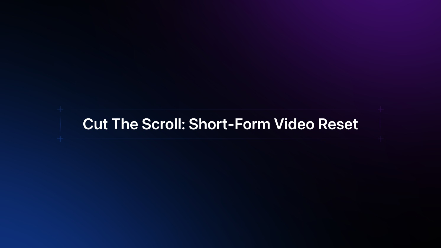 Cut The Scroll