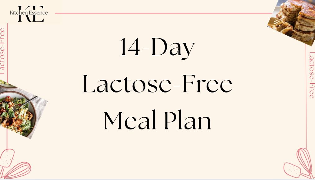 14 Day Lactose Free Meal Plan