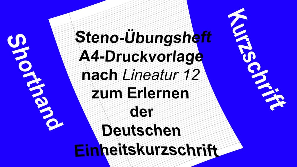 Steno DEK Lineatur 12 