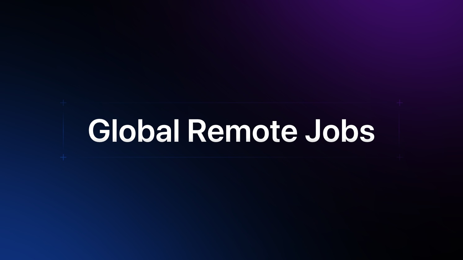 Global Jobs Finder