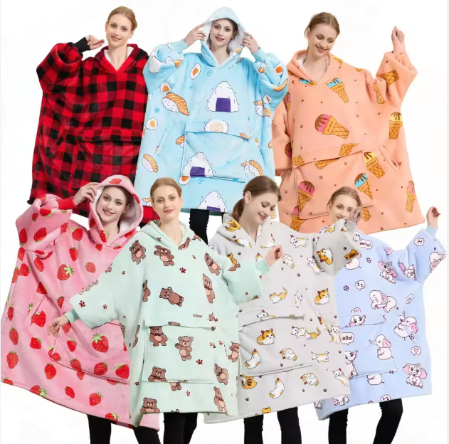 Wearable Blanket Hoodie