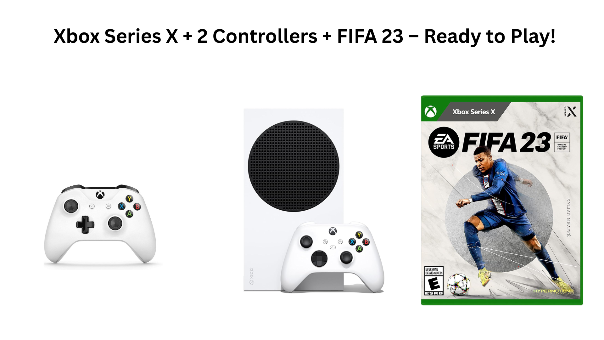 Xbox X + 2 Controllers + FIFA