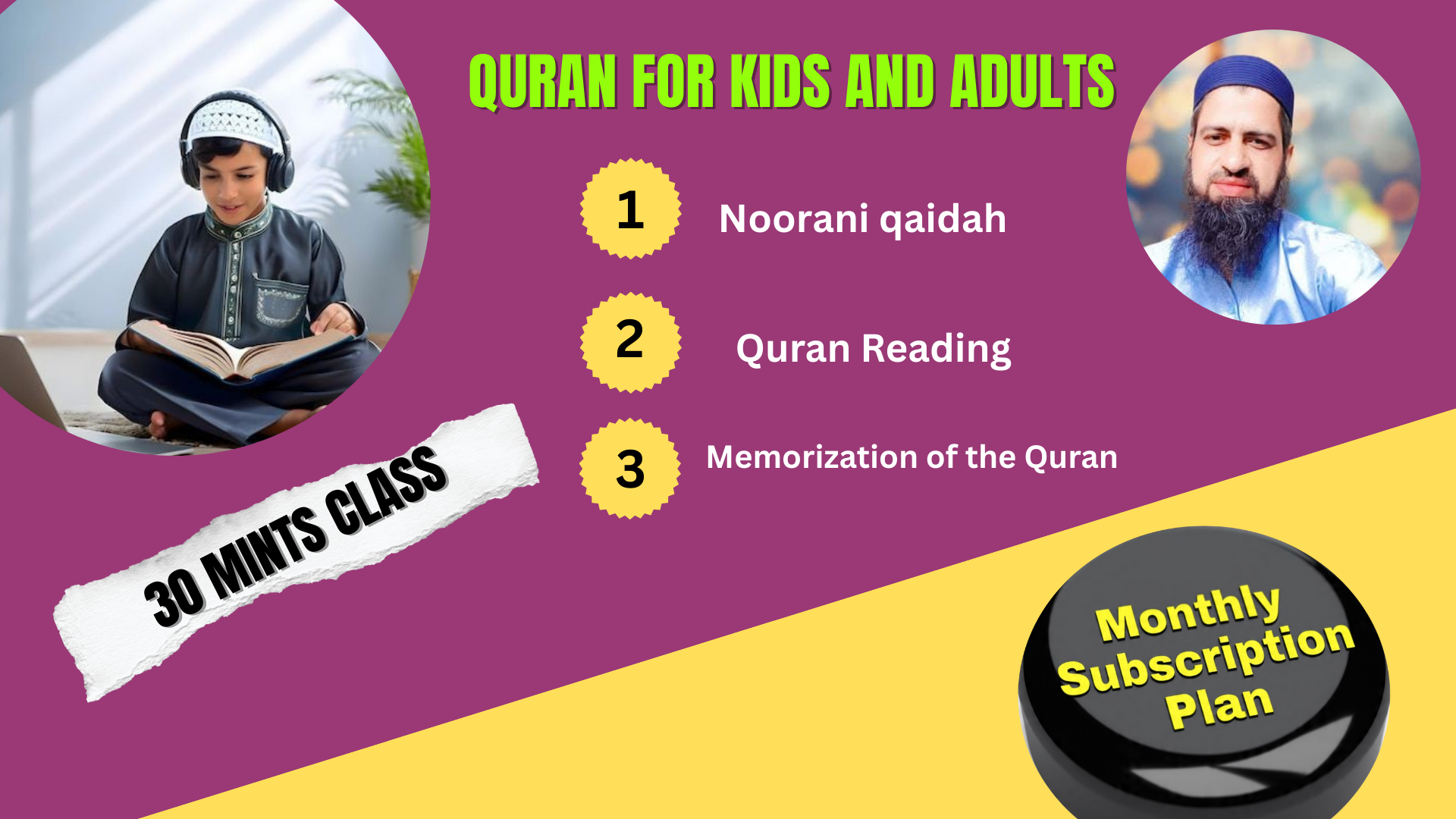 Monthly Reading  Quran Access
