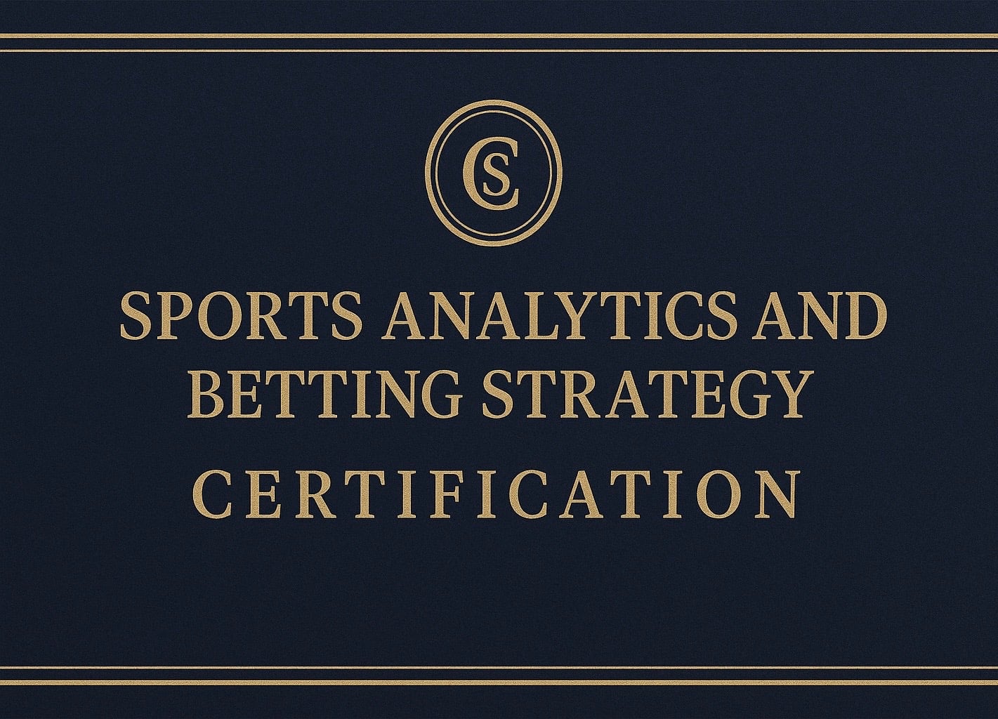 Sports Analytics & Betting 