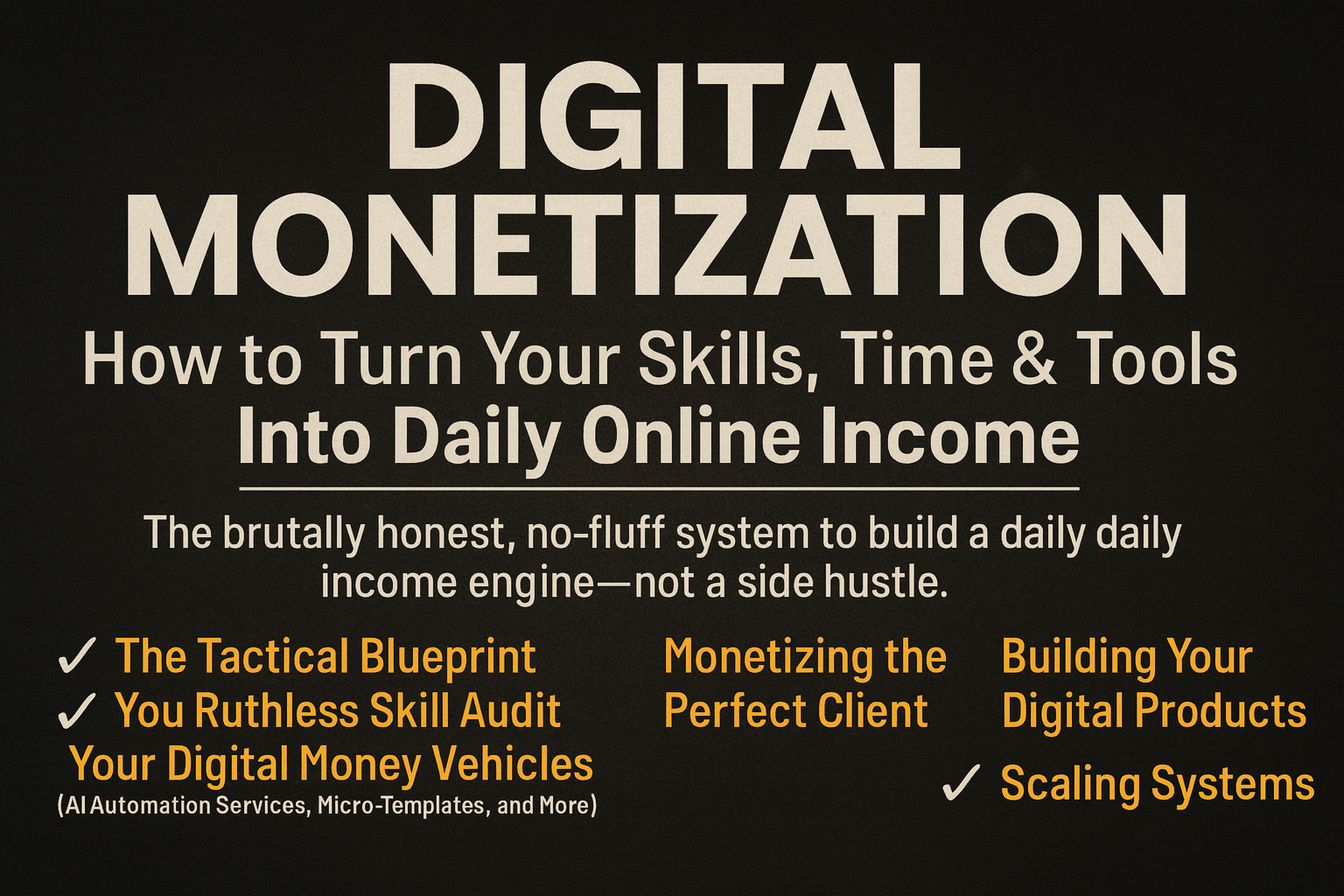 Digital Monetization Bundle