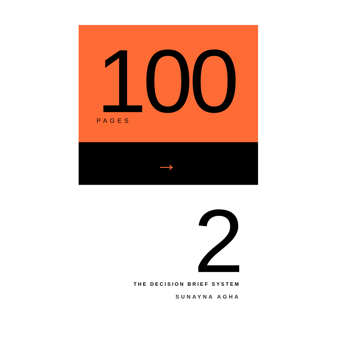 100 Pages to 2: The Decision™