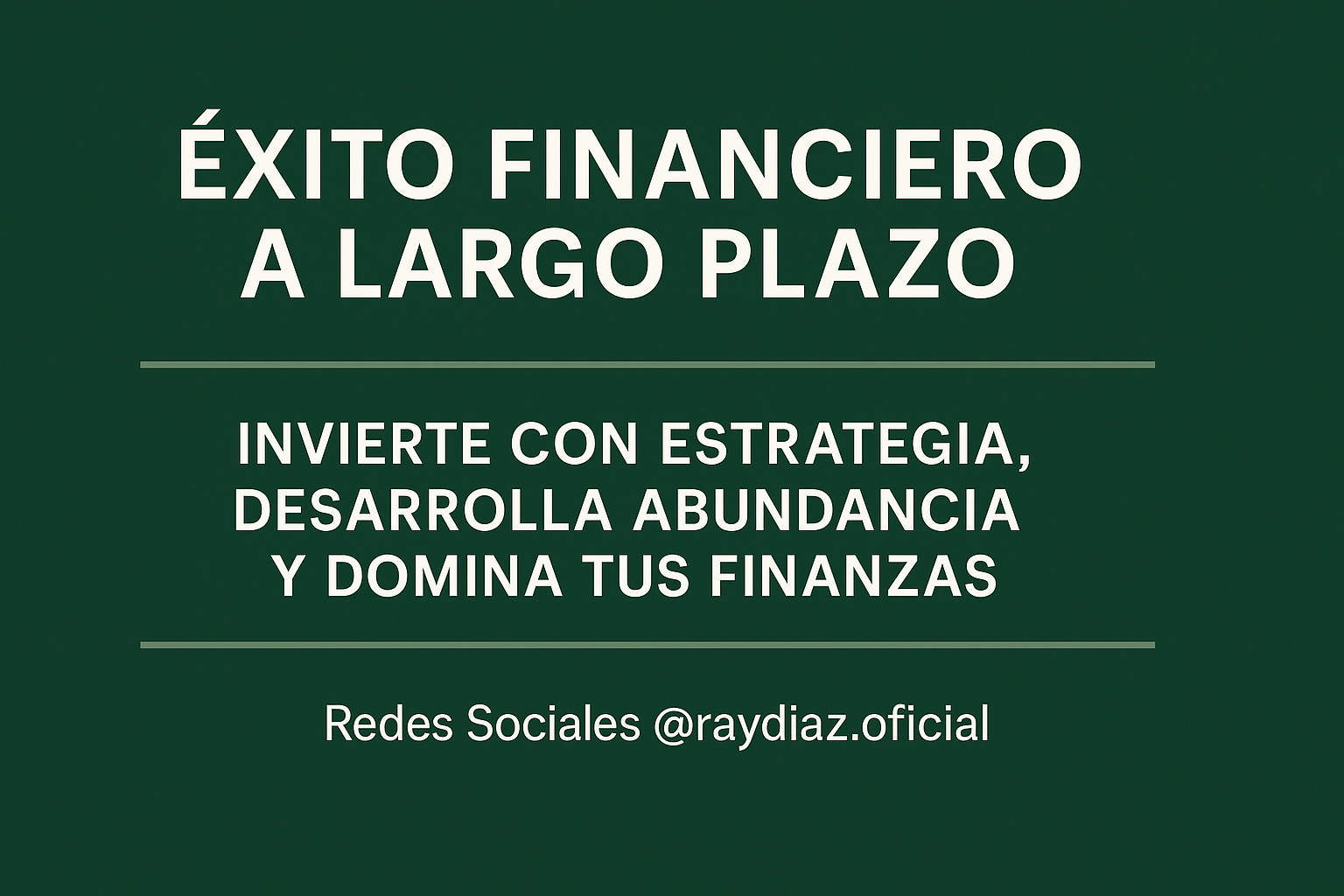 Exito Financiero a Largo Plazo