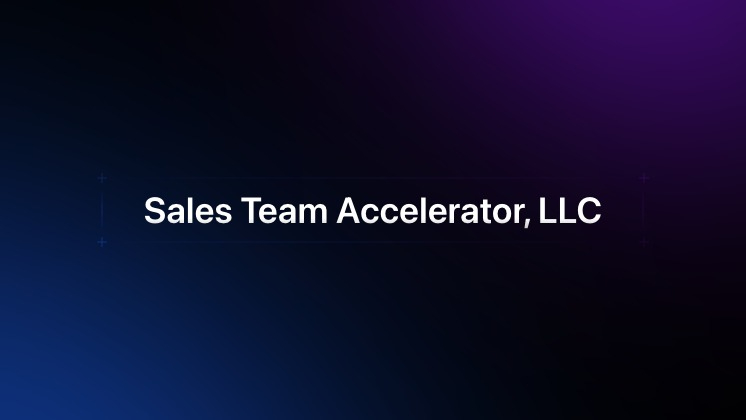 Sales Team Accelerator (BE)