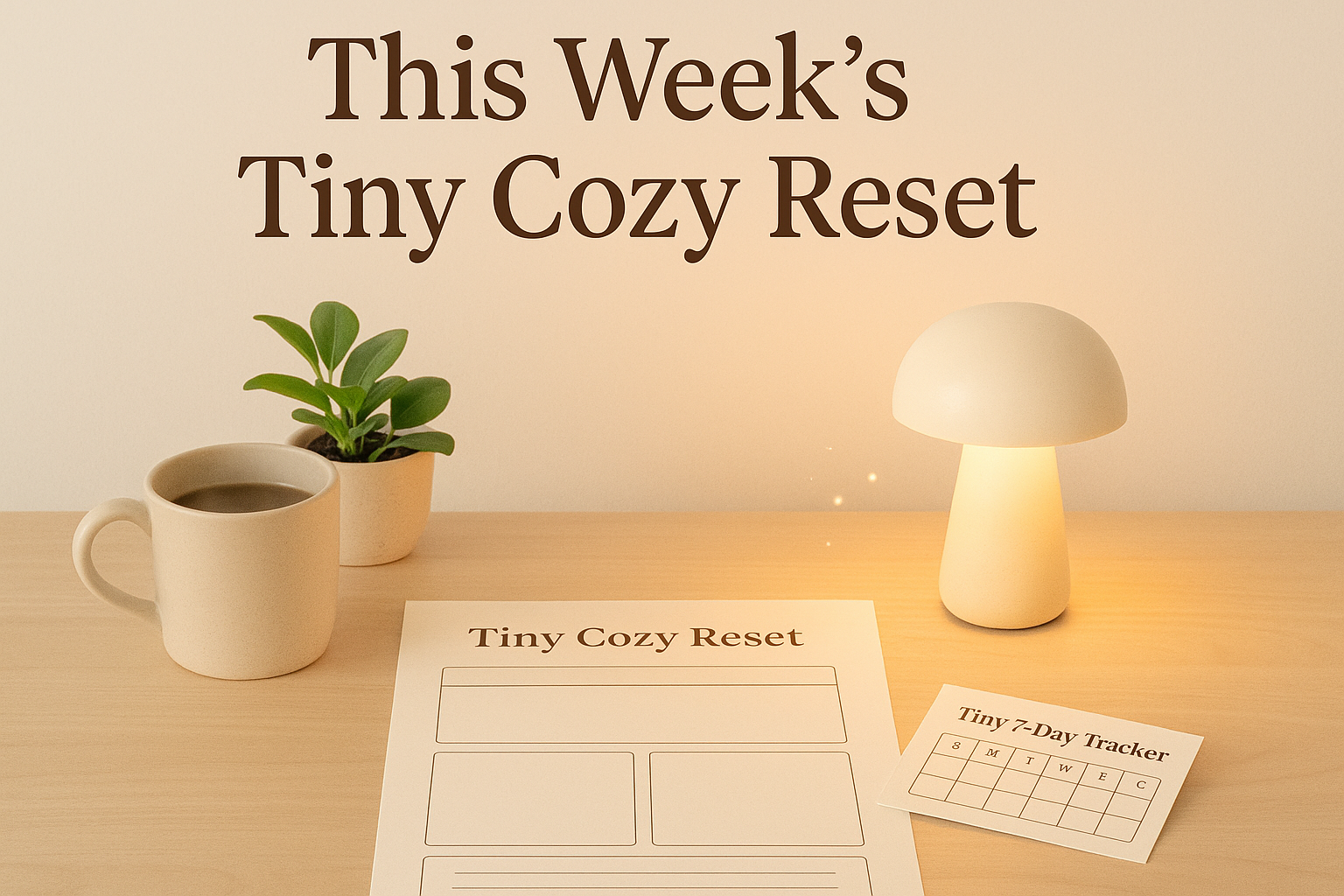 This Week’s Tiny Cozy Reset 🌿